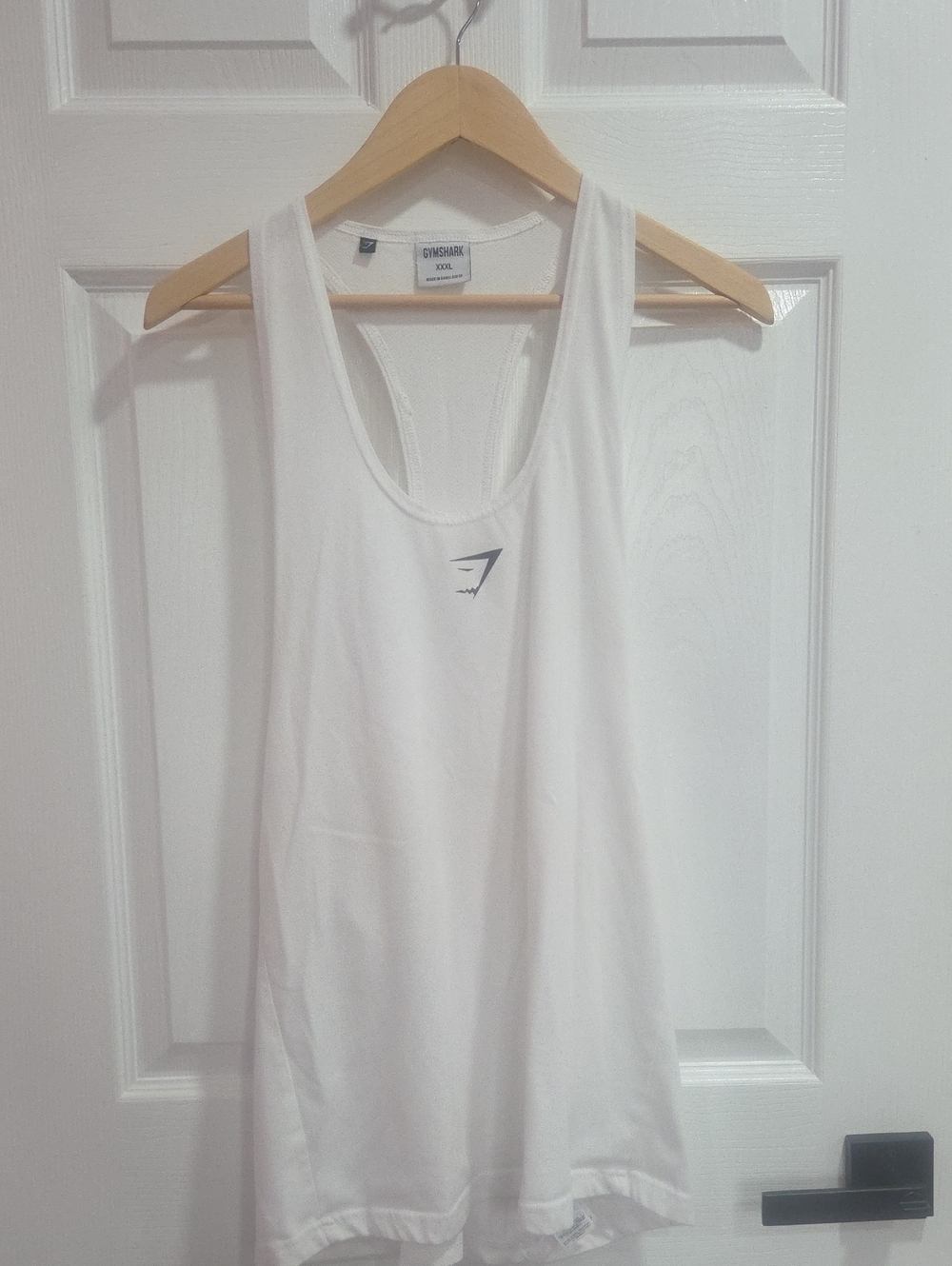 Gymshark White Men’s Racerback Training Tank